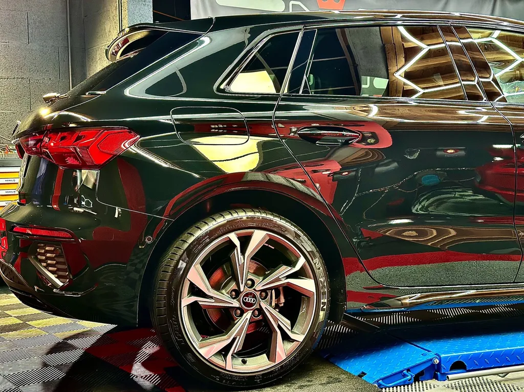 centre de DETAILING Lyon traitement céramique carosserie et jantes Audi A3