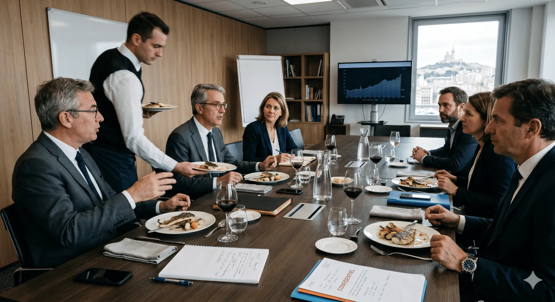 Traiteur pour repas d'affaires et déjeuner de direction à Bernay