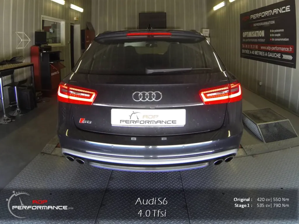 Reprogrammation moteur Audi S6 4.0 Tfsi 420