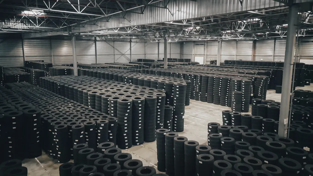 Expertise dans le stockage de pneus PL proche de Lyon