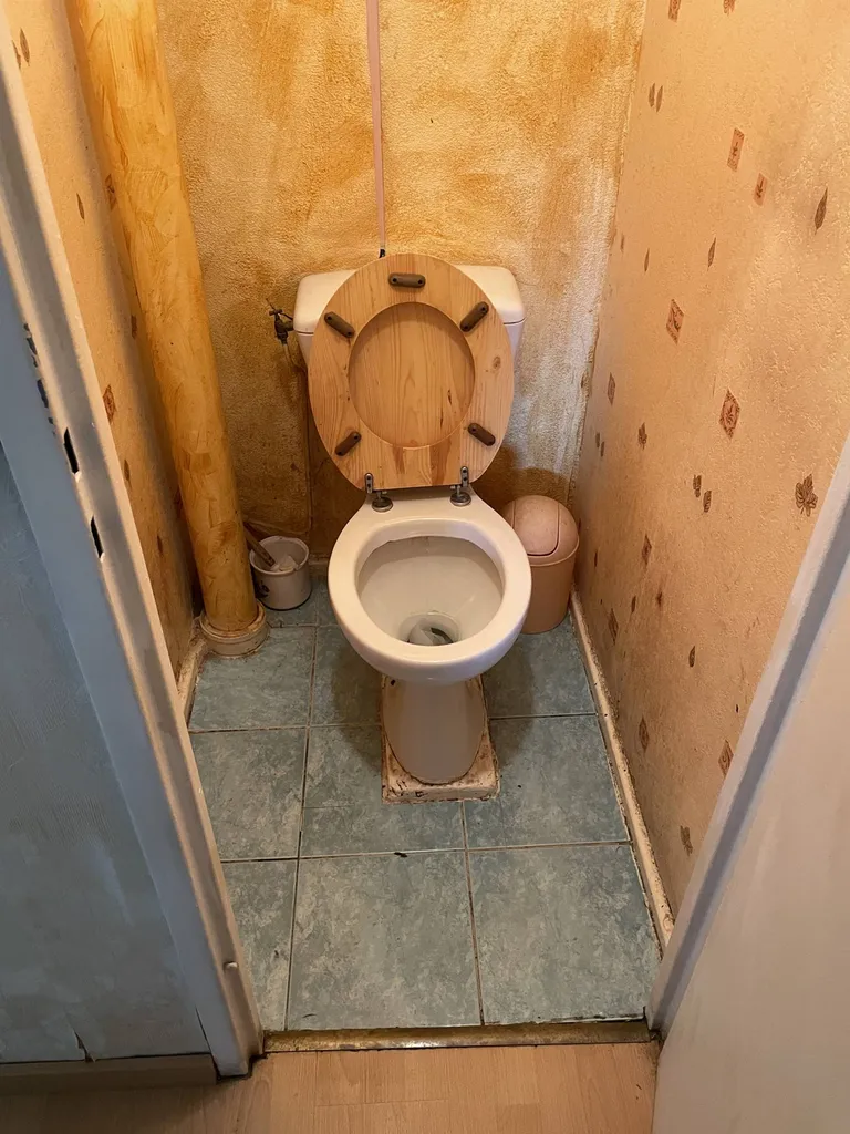 Avant rénovation du WC d'un appartement à Tassin la Demi Lune près de Lyon (69)