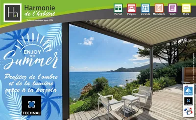 Pergola bioclimatique TECHNAL