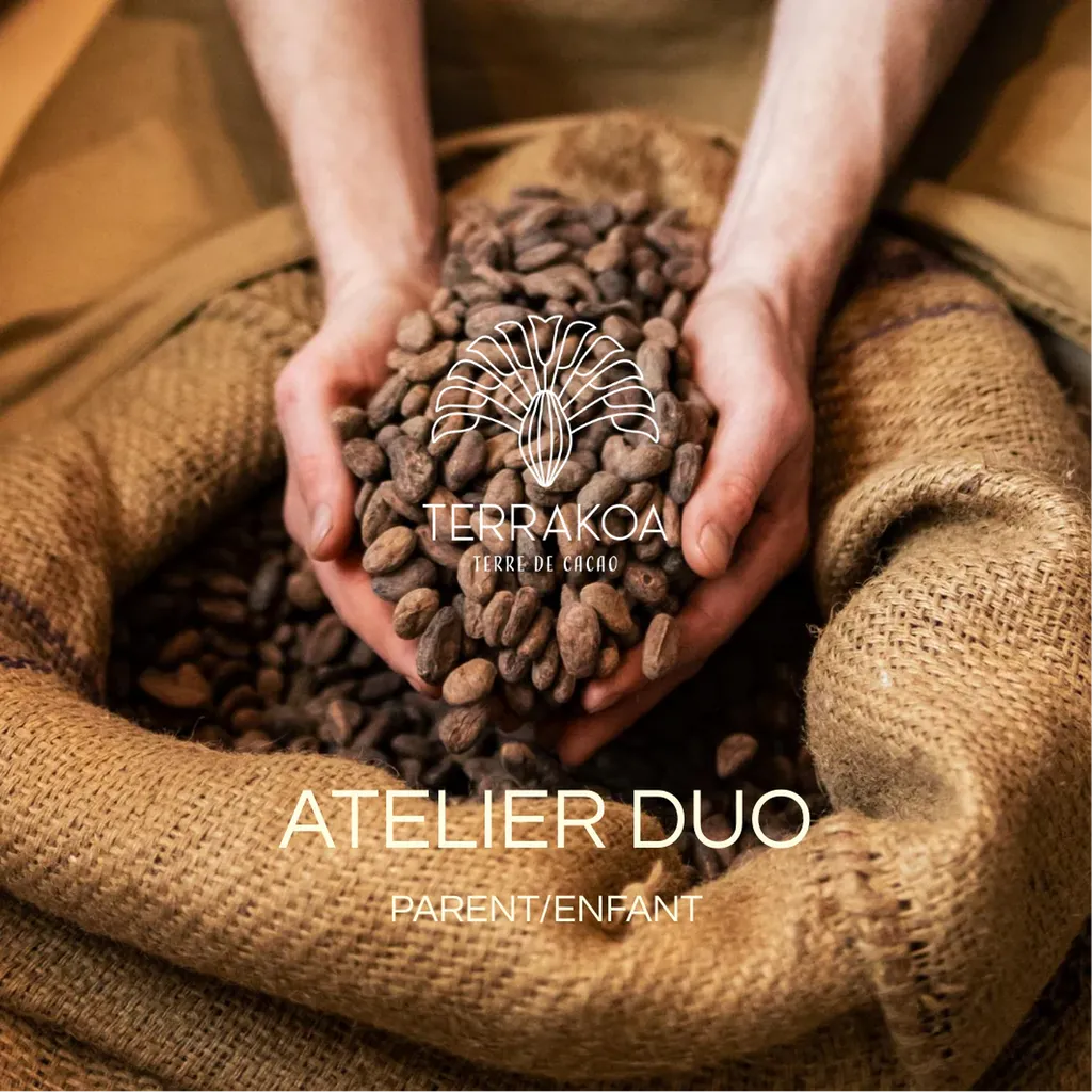 Atelier chocolat parent enfant Terrakoa à Marseille découverte cacao fabrication chocolat bean-to-bar activité gourmande familiale
