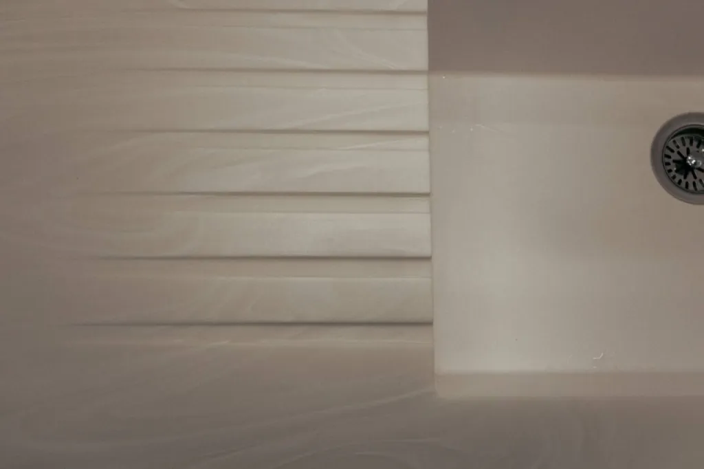 Fabrication d'un plan de travail en Corian à Lyon