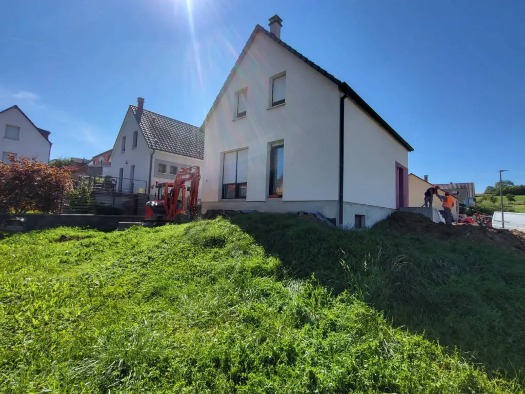  Entreprise de terrassement pour un espace extérieur à Truchtersheim près de Strasbourg
