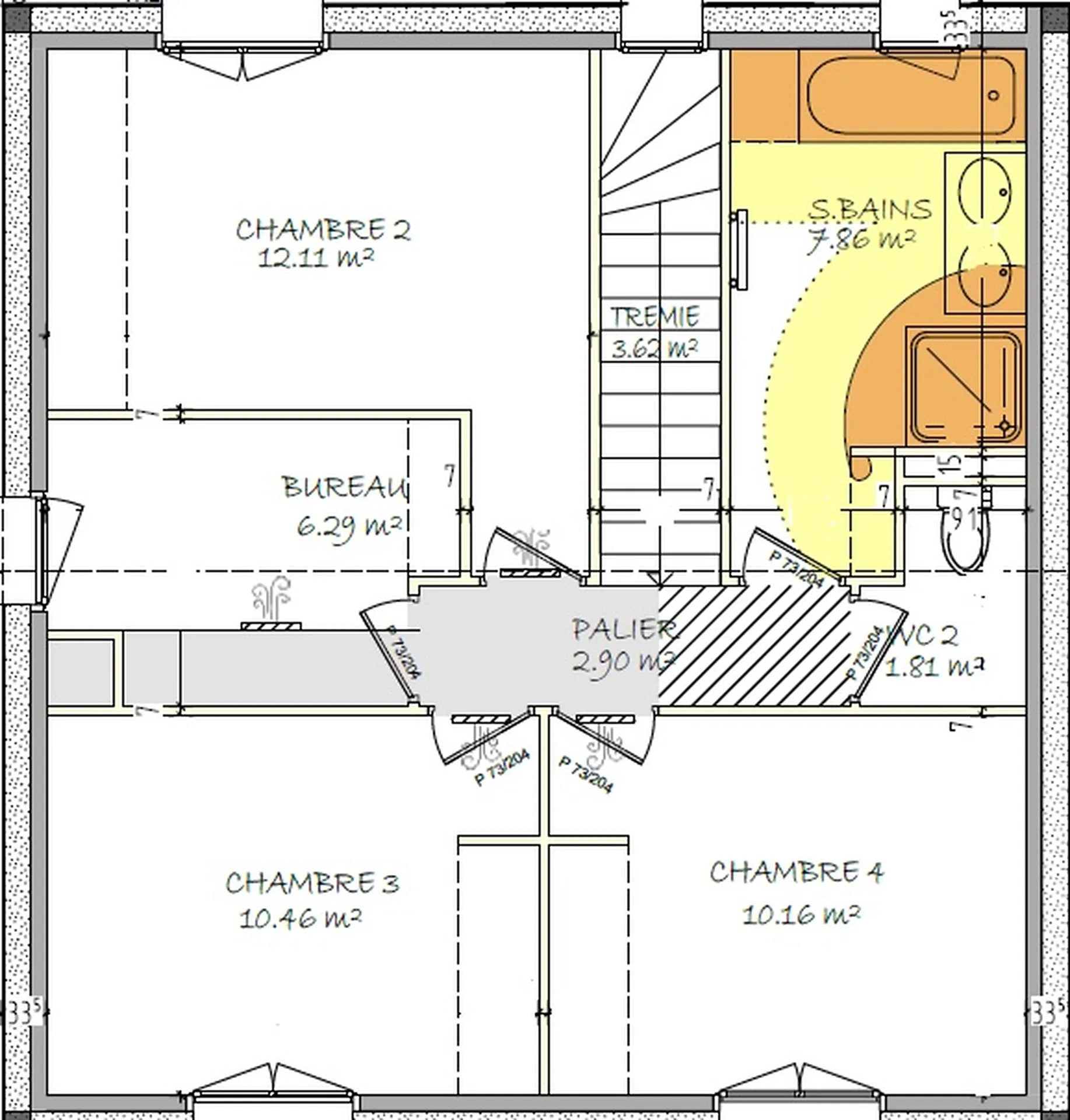Maison à étage de 108 m²