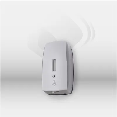 Distributeur automatique savon et gel hydroalcoolique JVD Crystal 1 litre installé dans des sanitaires professionnels d’entreprise à Mont-de-Marsan, Landes (40), Nouvelle-Aquitaine et disponible partout en France
