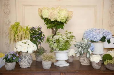 buffet mariage fleuri et champêtre