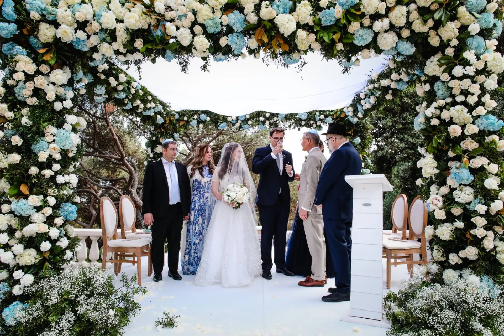 sophisticated-coastal-wedding-decor-with-chuppah-south-france