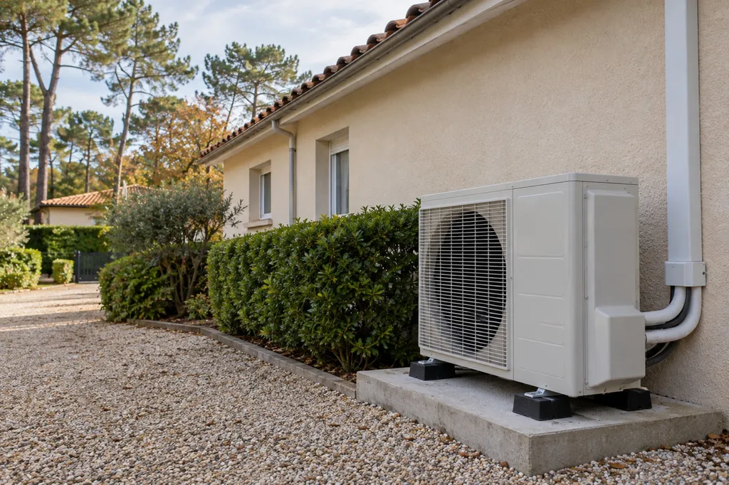 Pompe à chaleur air-eau à Saint-Médard-en-Jalles 33160 financée avec MaPrimeRénov' et les primes CEE
