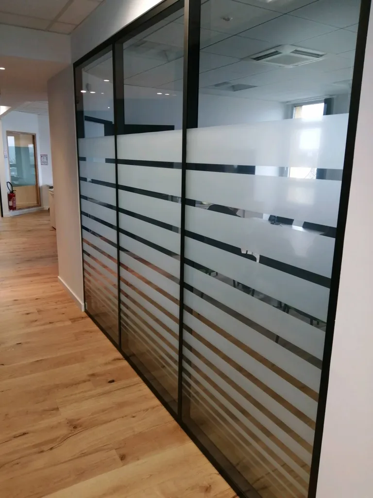 Vitrophanie cloisons Marseille