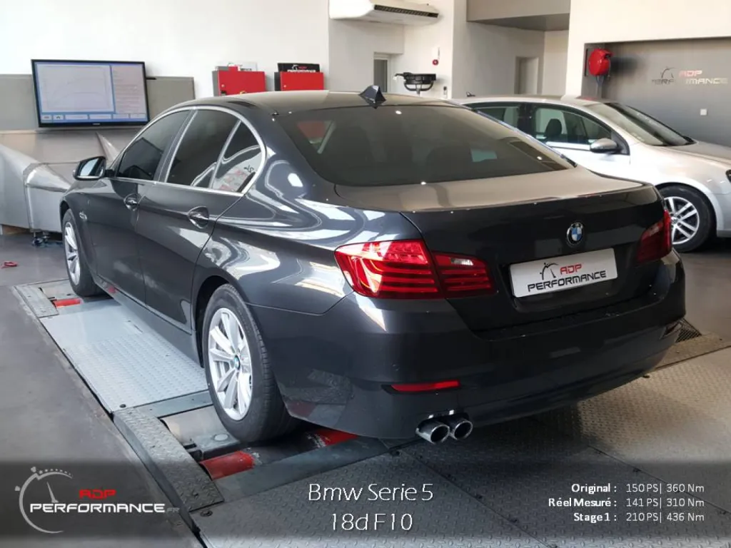 Bmw 518d F10 150 cv à 220 cv