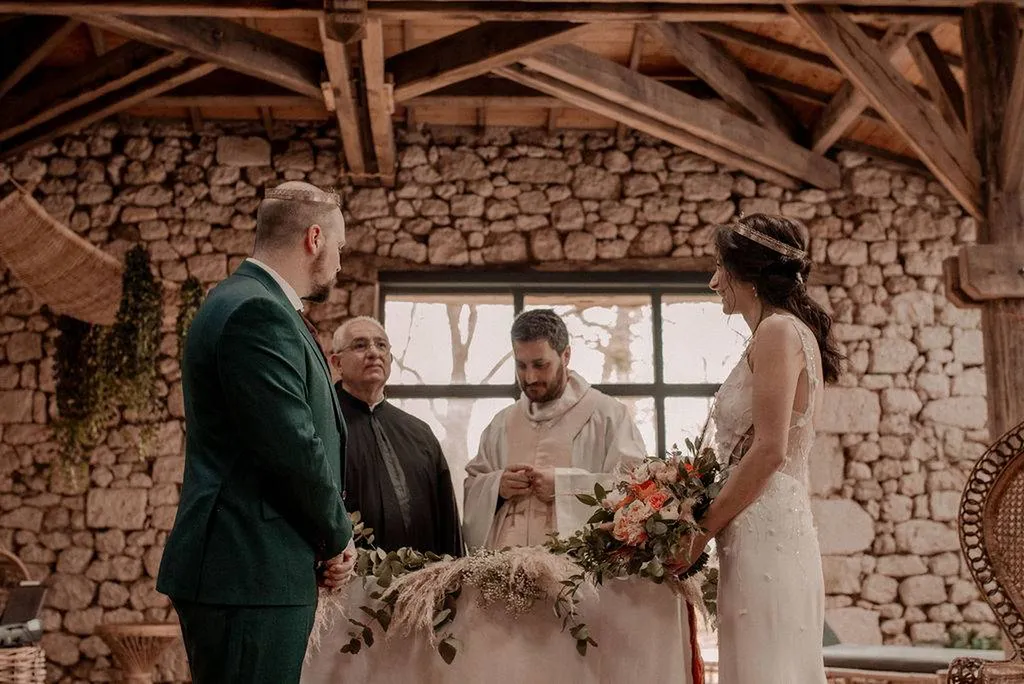Jessy et Nicolas : L'Élégance Bohème et la Magie Libanaise au Clos des Charmes, Bergerac - Les Mariages de Mademoiselle L - David Vinso