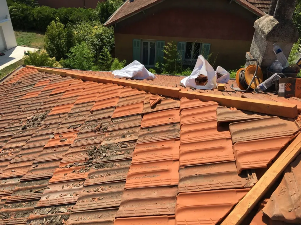 pose chevron pour faitage closoir sur martigues