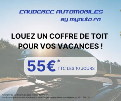 Location de coffre de toit pas cher près de Lillebonne