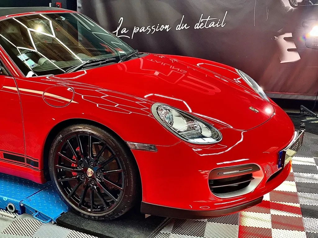 Traitement céramique Porsche Boxster Spyder la tour de salvagny 