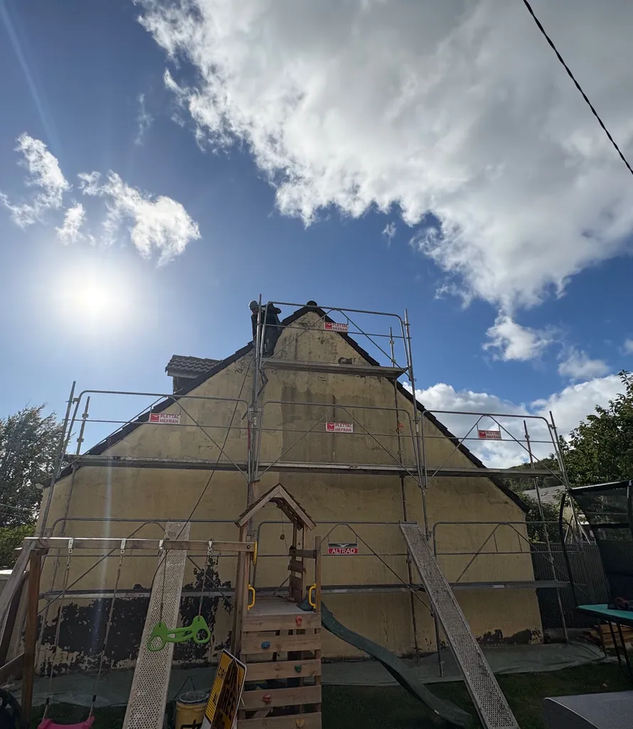 Ravalement de façade en enduit projeté à Yvetot 76190