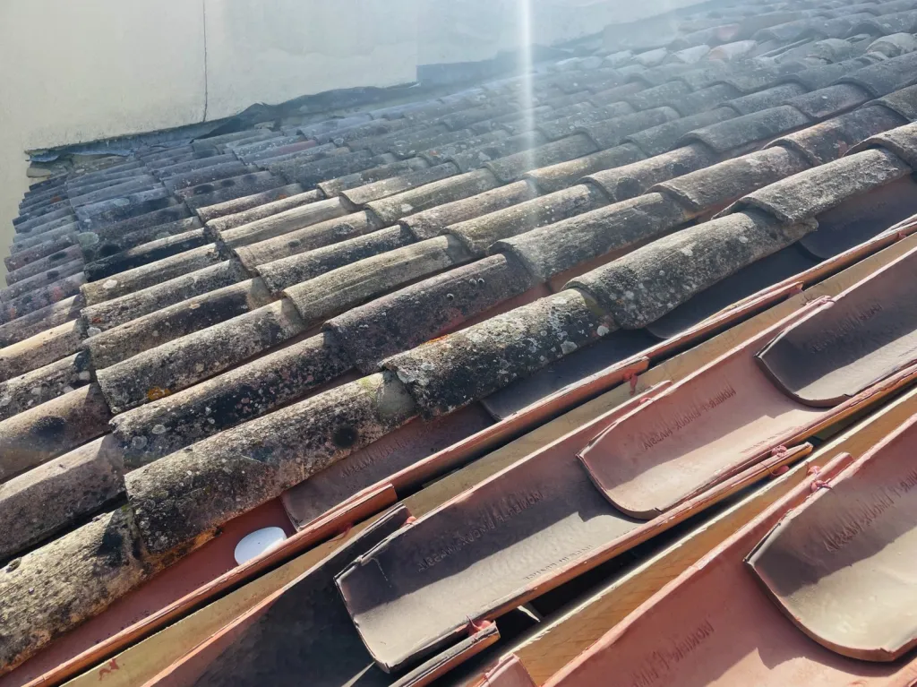 Changement d’une toiture de Auvent d’une maison sur Ventabren près de Aix en Provence