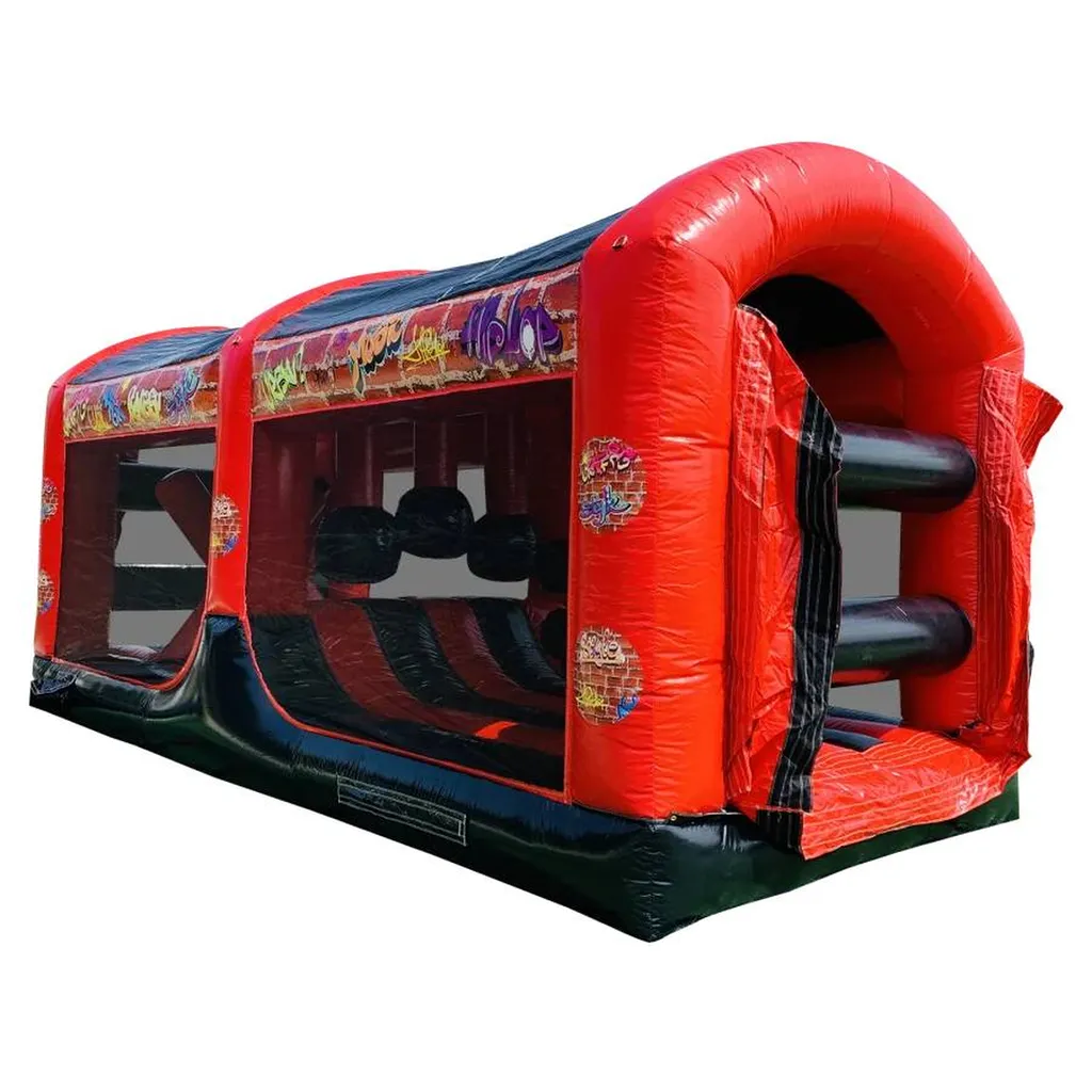Obstacles gonflable Graffiti punchingball