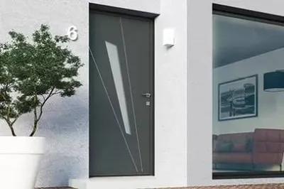 Devis pose de porte d'entrée alu Kline à Lyon