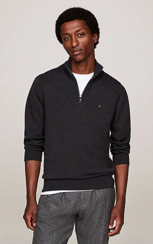 Où acheter un pull zippé avec cachemire Tommy Hilfiger à Dieppe ?