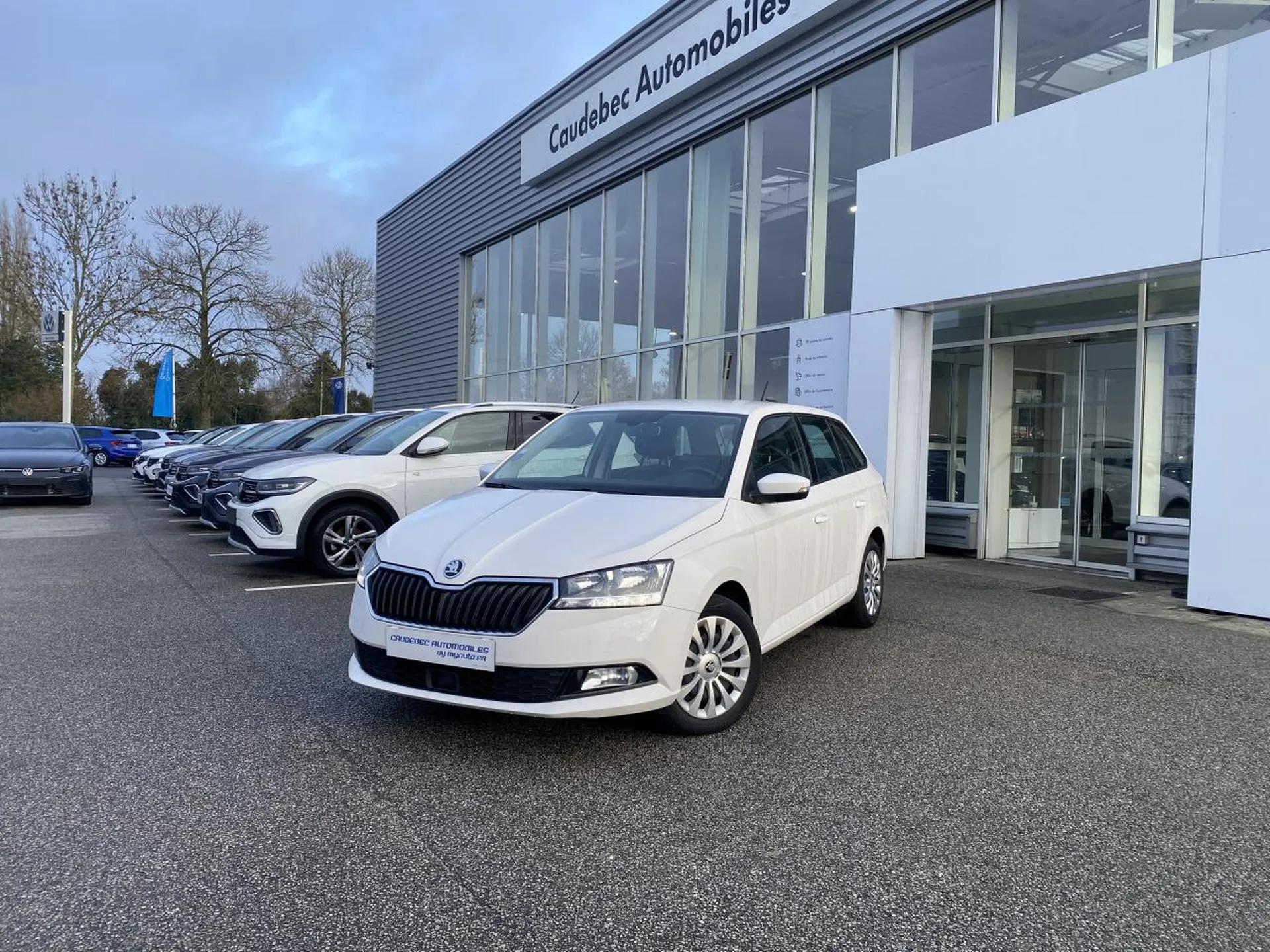 SKODA FABIA Combi occasion proche Le Havre : Break essence 95ch révisé chez Caudebec Automobiles Myauto.fr