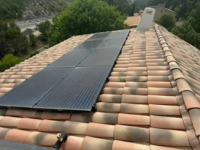 Dépose et repose de 8 panneaux solaires photovoltaïques aux Pennes Mirabeau 