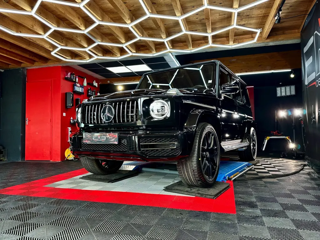 Protection carosserie traitement céramique lyon Mercedes G63 AMG