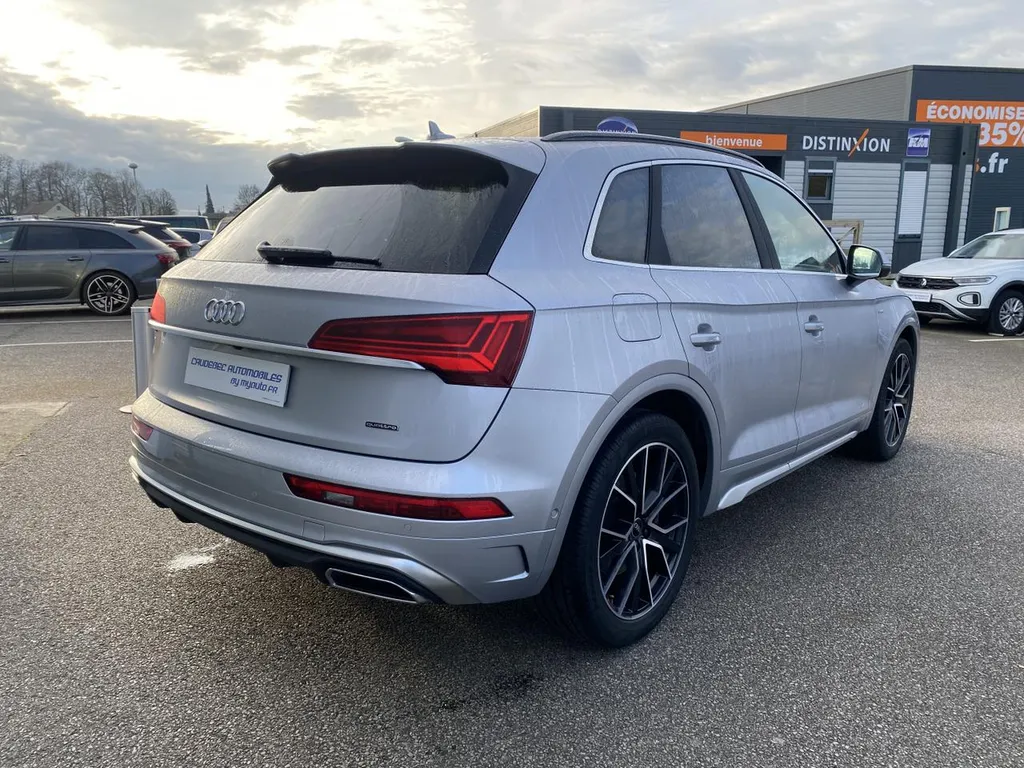 Audi Q5 d'occasion hybride à vendre proche du Havre : performance, confort et Crit'Air 1 garantis.