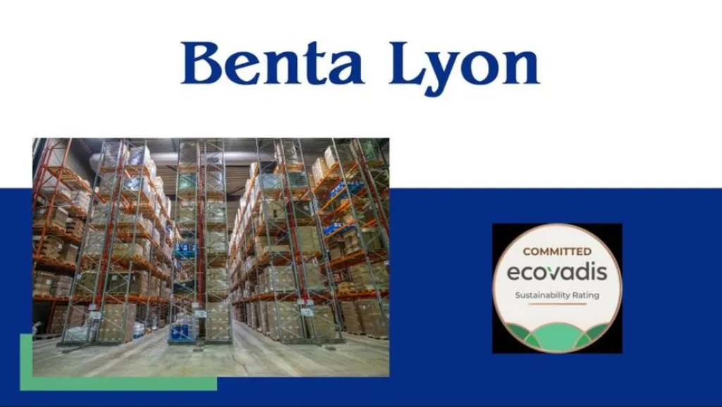 Certification EcoVadis obtenue : Benta Lyon confirme son engagement RSE