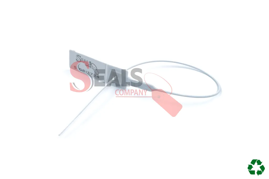 Scellé de sécurité réglable SAFETYSEALS 420 en polypropylène avec insert métallique