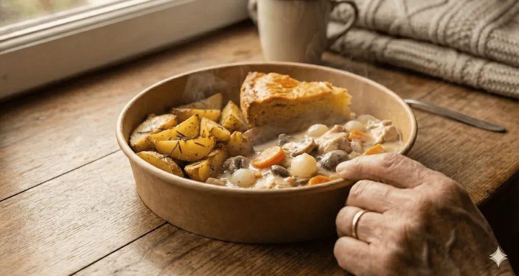 Menu weekend blanquette poulet samedi dimanche lundi seniors Marseille 13004 - Portage repas 7j/7 La Penne-sur-Huveaune