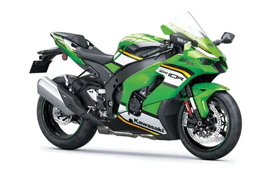 Kawasaki ZX10R 2026 Verte - photo studio