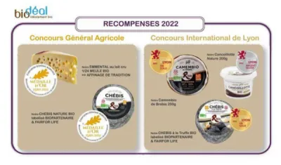 FROMAGES BIO RECOMPENSES 2022