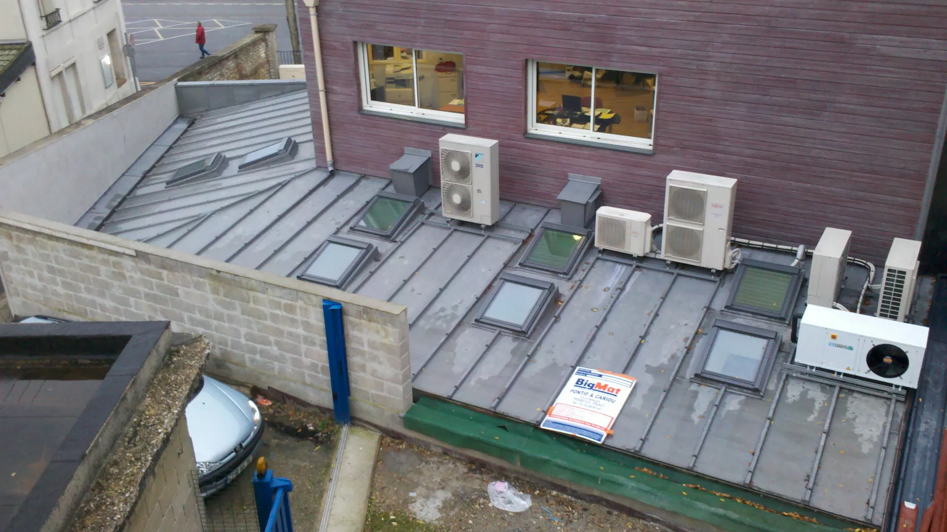 Couverture Zinc et châssis Velux