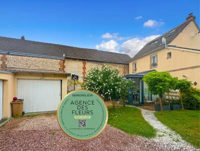 A acheter maison - 5 pièces de 108 m2 édifiée sur 359 m² de terrain clos arboré sur la commune de TOURVILLE LA RIVIERE 76410
