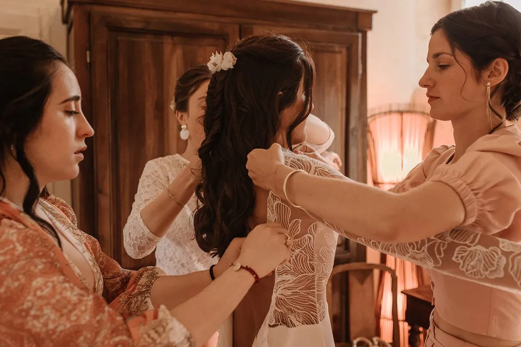 Essayage de robes de mariée, le guide de vos Wedding Planner en Aquitaine - Olga Palet - Les Mariages de Mademoiselle L