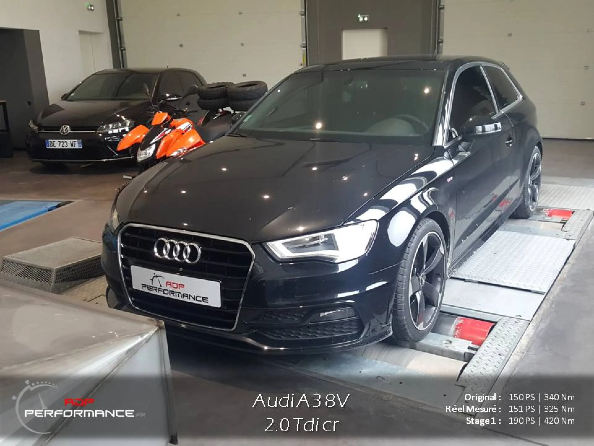 Reprogrammation moteur Audi A3 2.0 Tdi 150