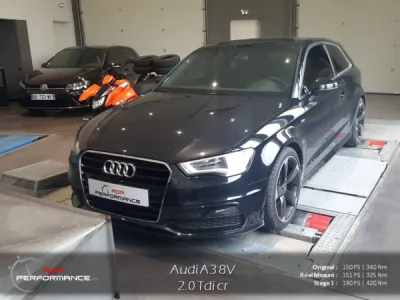 Reprogrammation moteur Audi A3 2.0 Tdi 150
