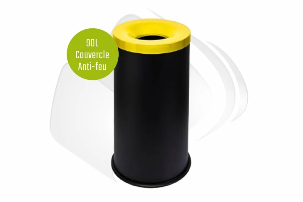 poubelle tri sélectif anti feu