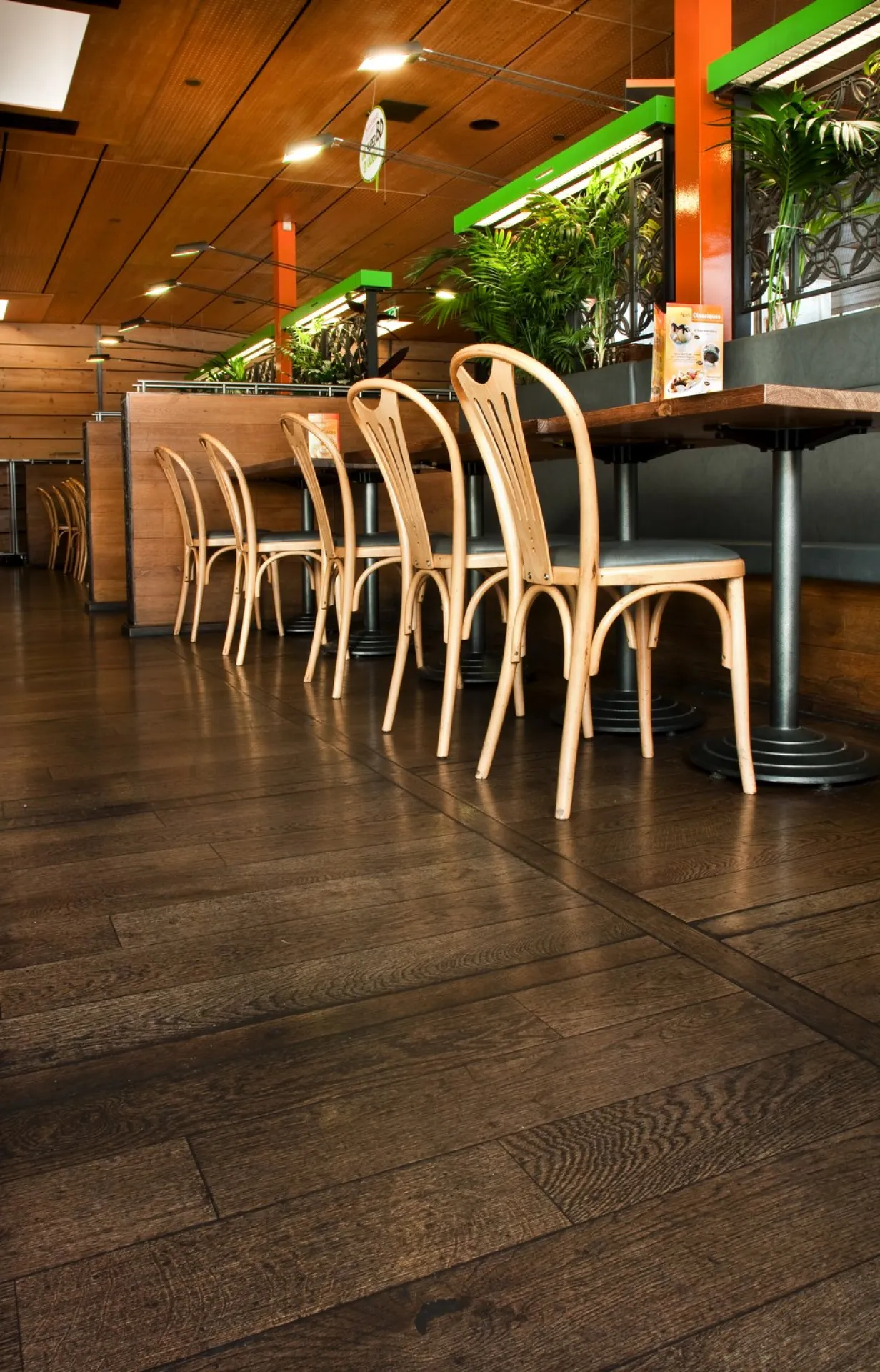 Parquet Gamme Nature Brut et Fini Colori Teinte 5022 Brossé Huilé