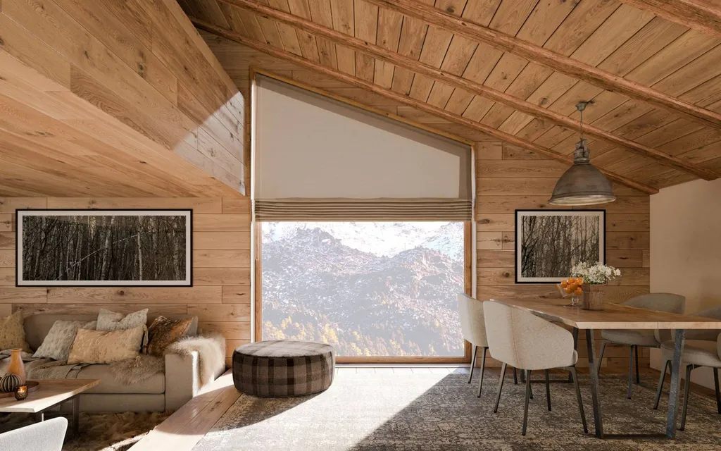 Confection de store bateau en forme trapèze