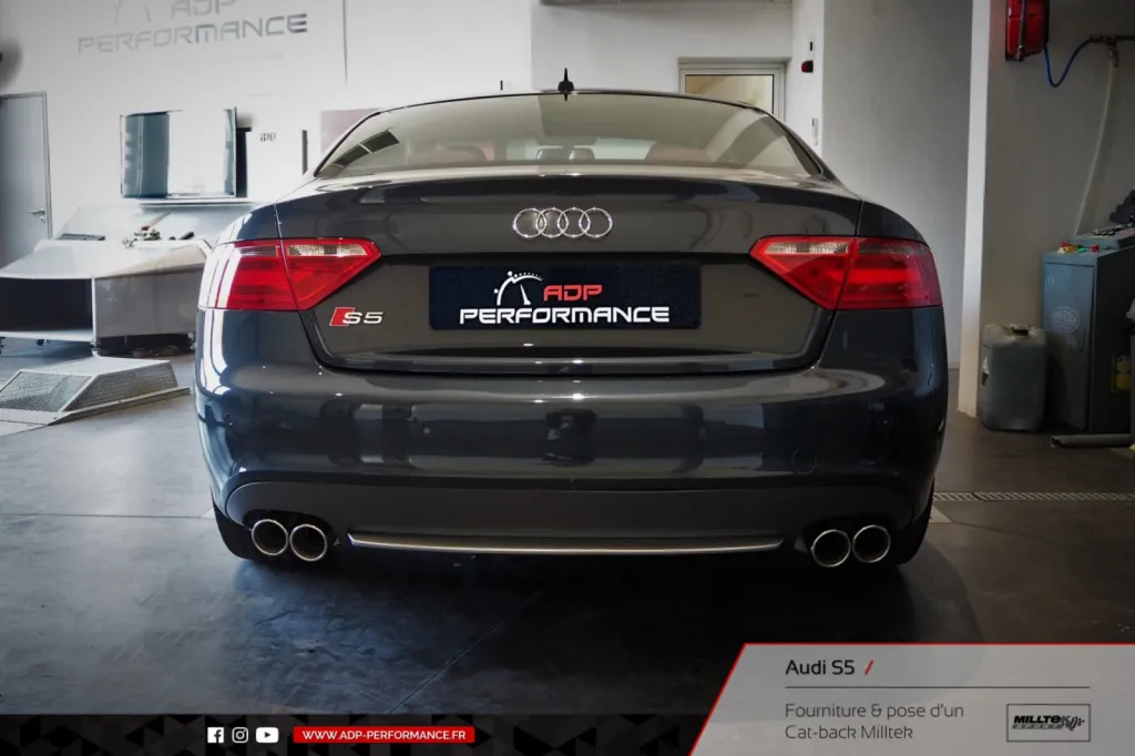 Ligne d'échappement Cat-back Milltek Audi S5 Nimes - ADP Performance