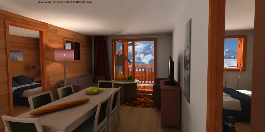 Chalet Natalia au cœur des 3 Vallées et d'une station familiale été comme hiver les Ménuires