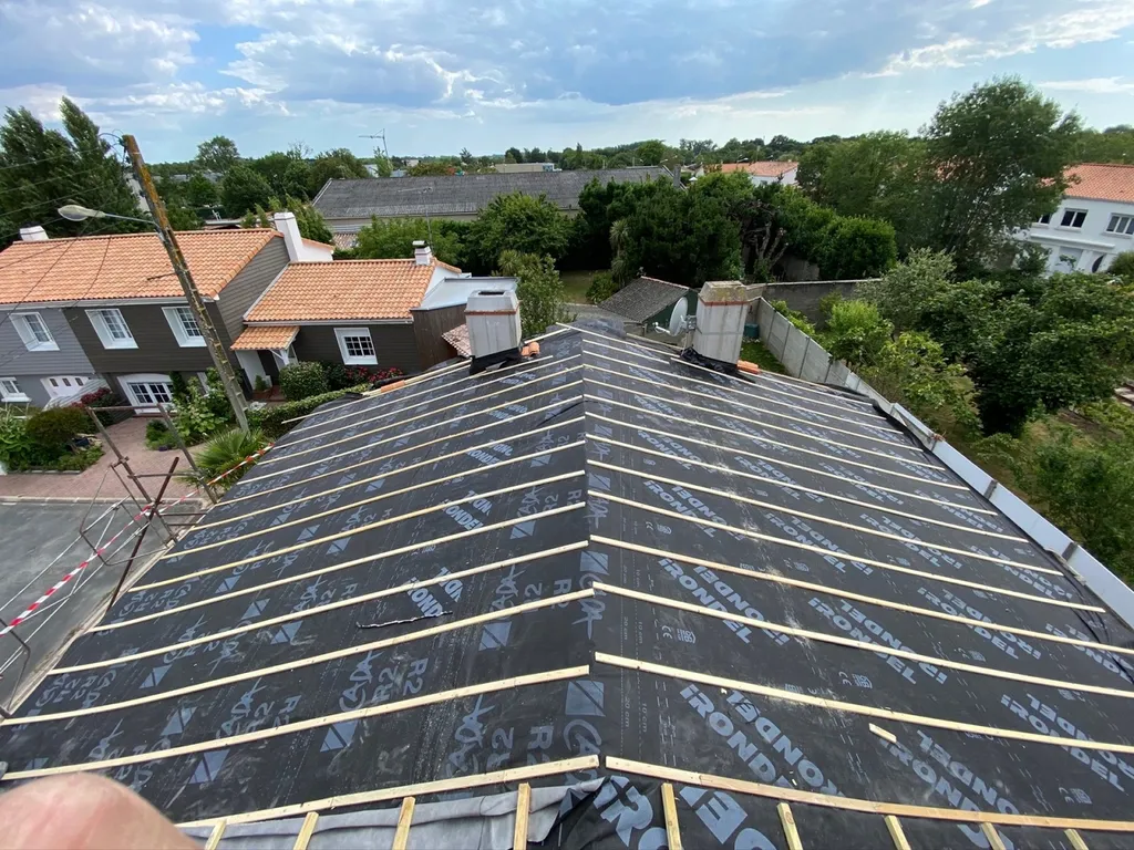 remplacement de toiture de maison à sautron