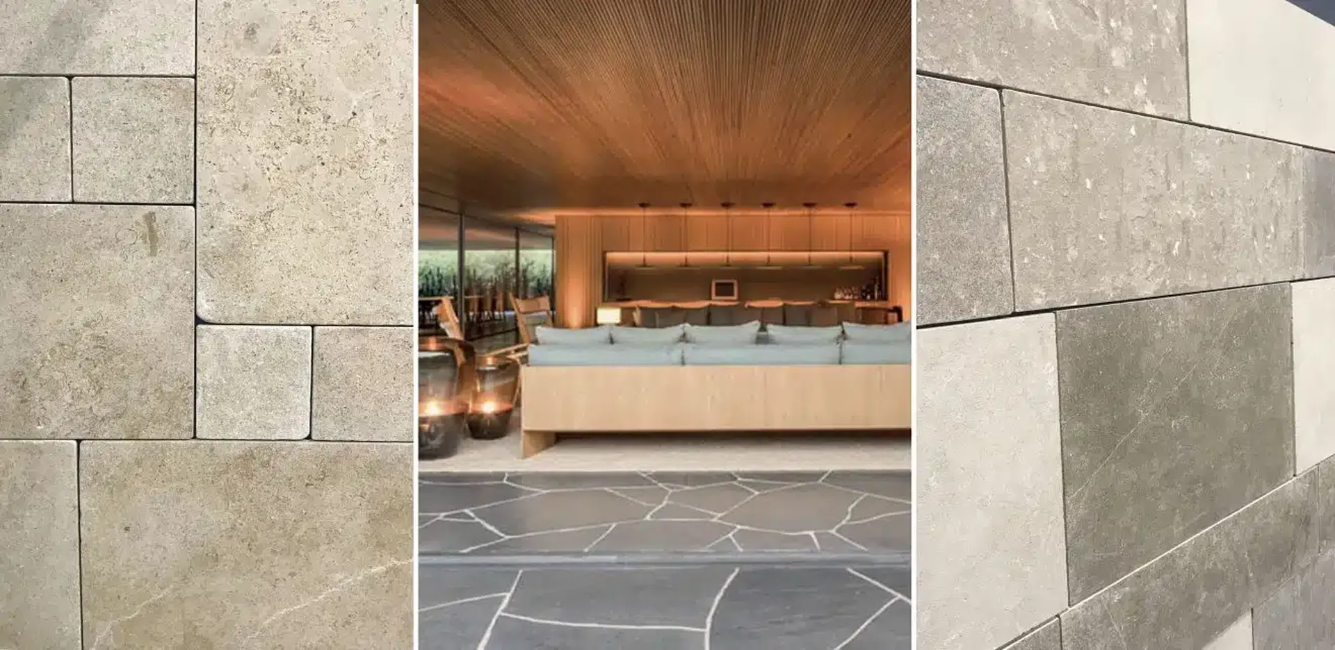 Nos formats de dallage en pierre naturelle