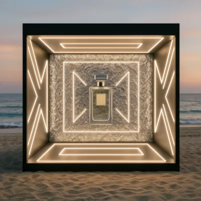  Décor pour le lancement d’un parfum haut de gamme par Pictiz 