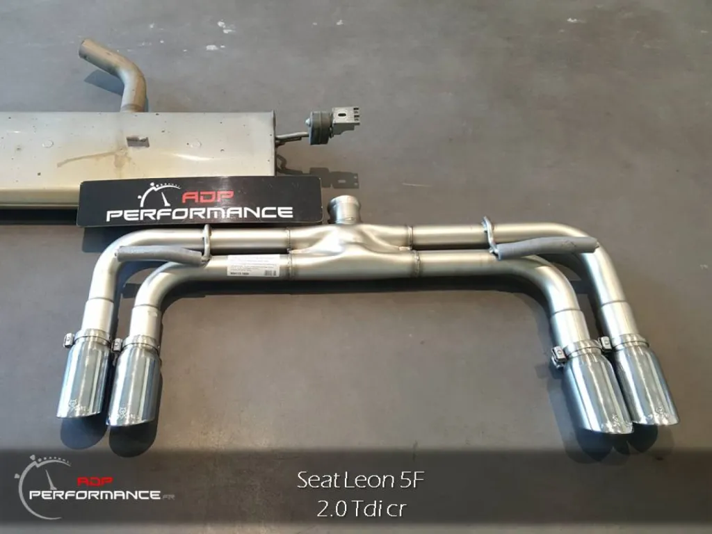 Remus Quad Exhaust Seat Leon 2.0 Tdi