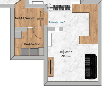 Conseil d’un professionnel architecte d’intérieur pour aménagement et modification de plan appartement VEFA dans les Bouches-du-Rhône