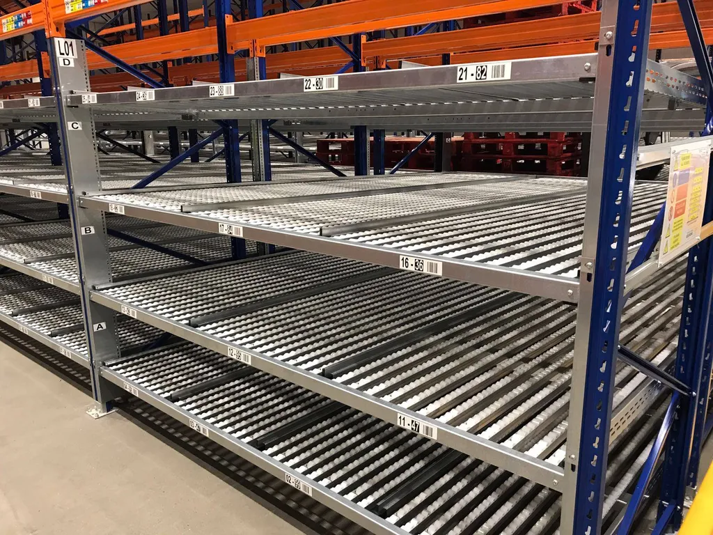 Rayonnage dynamique cartons à Roanne